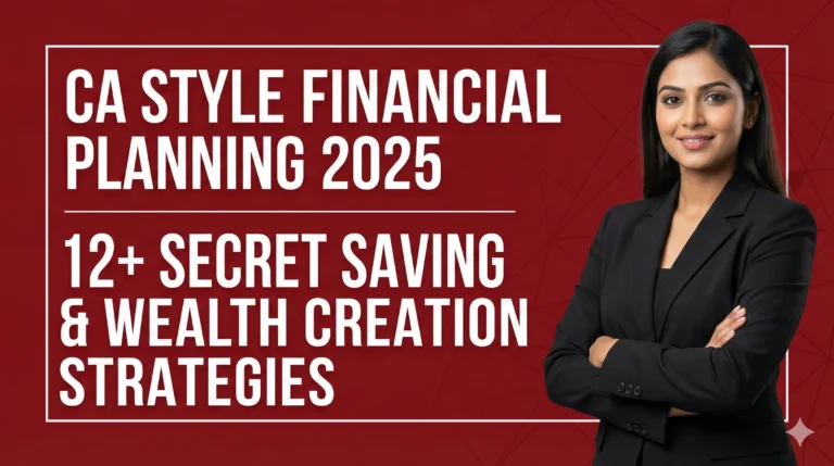 CA Financial Savings Strategy - Smart Finance 2025 – CA Style Budgeting, Wealth Creation